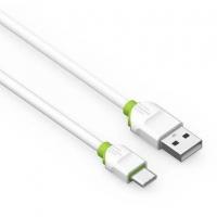 USB кабель Type-C LDNIO LD_B4511 LS35 2m/ 2.4A/ медь: 120 жил/ White