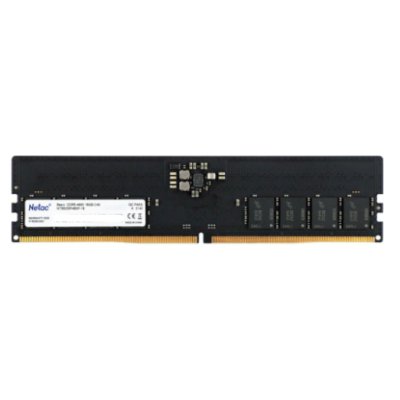   16GB Netac Basic NTBSD5P56SP-16, DDR5, 5600MHz, PC5-44800, CL46, DIMM, ECC, 288-pin, 1.1, Ret