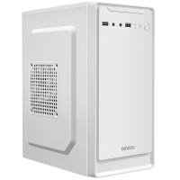  MiniTower Ginzzu B185 White mATX,2xUSB2.0, ,w/o PSU, w/o fan (Ginzzu B185)