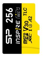 ���� ����� microSDXC 256GB Silicon Power SP256GBSTXLA2V1NSP Inspire V30 A2 w/o adapter
