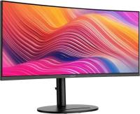 ������� 34" MSI Modern MD342CQP Black (VA, 3440x1440, HDMI+HDMI+DP+Type C (98W), USB Hub, 4 ms, 178�/178�, 300 cd/m, 3500:1, 120Hz, Curve 1500R)