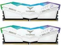   DDR5 TEAMGROUP T-Force Delta RGB 32GB (2x16GB) 6200MHz CL38 (38-38-38-78) 1.25V / FF4D532G6200HC38ADC01 / White