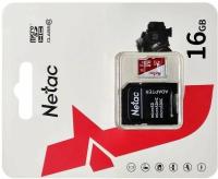   microSDHC 16GB Netac NT02P500ECO-016G-R P500 Extreme Pro + adapter