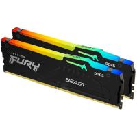������ DDR5 2x32GB 5600MHz Kingston KF556C36BBEAK2-64 Fury Beast Black RTL PC5-44800 CL36 DIMM 288-pin 1.25� single rank Ret
