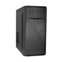 Exegate EX283073RUS ������ Miditower ExeGate XP-332 Black, ATX, <XP500, Black,120mm>, 2*USB, Audio