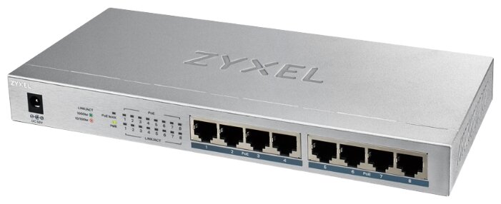 ZYXEL GS1008HP-EU0101F   Zyxel ZyWALL ATP800, Rack, 12  (LAN/WAN)  GE, 2xSFP, 2xUSB3.0, AP Controller (2/130), Device HA Pro,   Sandbox  Botnet Filter