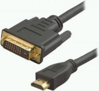 Кабель HDMI <=> DVI  ATCOM AT3808  3 m (24 pin, 2 феррита, черный, пакет)