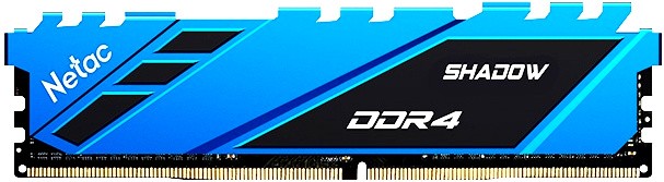 ����������� ������ 16Gb DDR4 3200MHz Netac Shadow Blue (NTSDD4P32SP-16B)