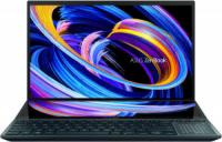 Ноутбук ASUS Zenbook Pro Duo UX582HS-H2025W Core i9-11900H/32Gb DDR4/1Tb SSD/OLED Touch 15,6" 3840x2160/GeForce RTX 3080 8Gb/WiFi6/BT/Cam/Windows 11 Home/Sleeve,Stylus,Plamrest,Stand/Blue 90NB0V21-M00990
