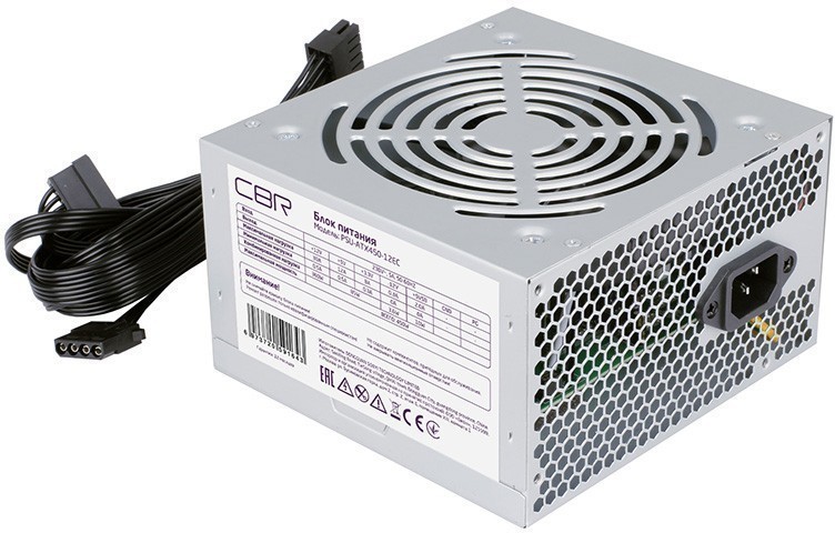 ���� ������� 450W CBR PSU-ATX450-12EC OEM �������� 450 ��, ATX12V, ���������� 120 ��