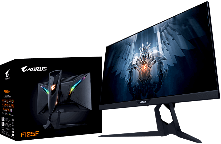 240 гц ips. Монитор Gigabyte fi25f. Монитор Gigabyte AORUS fi25f-Ek. 24.5" Монитор Gigabyte AORUS fi25f, 1920x1080, 240 Гц, IPS. Монитор игровой Gigabyte 25" AORUS fi25f-Ek.