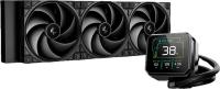 ������� �������� ���������� Deepcool Spartacus 360 Soc-AM5/AM4/1200/1700/1851 4-pin LCD, ������, Ret (R-SPT360-BKDSMP-G-1)