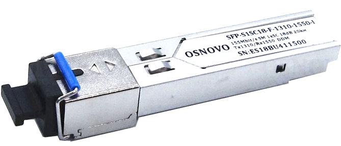 ��������� Osnovo SFP-S1SC18-F-1310-1550-I