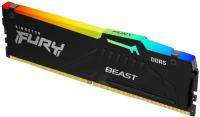 ������ DDR5 16GB 6400MHz Kingston KF564C32BBEA-16 Fury Beast RGB RTL Gaming PC5-51200 CL32 DIMM 288-pin 1.4� single rank � ���������� Ret