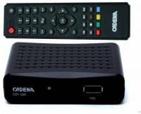 Ресивер DVB-T2 Cadena CDT-100 (TC) (046/91/00051343) черный