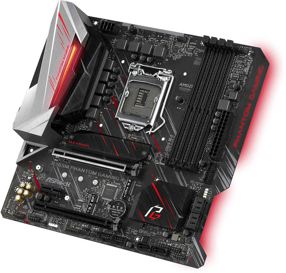 Асрок фантом гейминг. Сокет LGA 1151-v2. ASROCK b365m Phantom Gaming 4. ASROCK b365 Phantom gaming4 1151 v2. Материнская плата ASROCK b365m pro4.