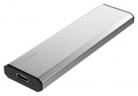 Накопитель SSD 512Gb Digma RUN X DGSR8512G1MSR, USB-C , 1.8", серебристый