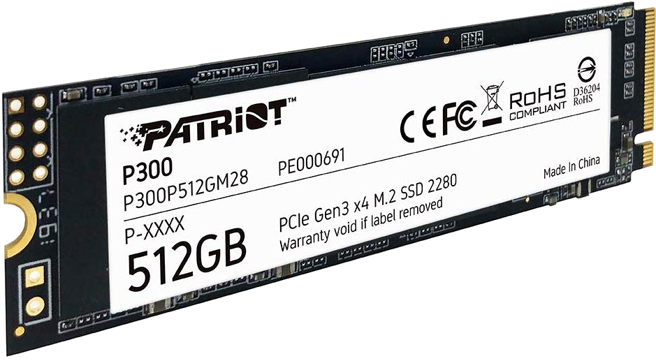 ������������� ���������� 512Gb SSD Patriot P300 (P300P512GM28)
