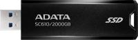 SSD ������� ���� USB 3.2 2TB BLACK SC610-2000G-CBK/RD ADATA