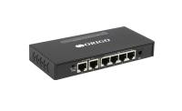������������� PoE-���������� ORIGO OS1206P/60W, 4x100Base-TX PoE+, 2x100Base-TX, PoE-������ 60 ��