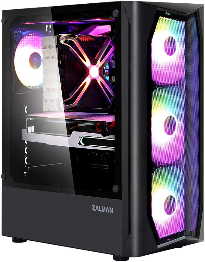 ������ ZALMAN N4 (2xUSB + USB 3.0, 2xAudio, (3x120�� + 3x140��) FAN, ���������� ������-���������� ������, ATX, ��� ��)