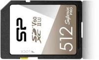   SDXC 512GB Silicon Power SP512GBSDXJV6V10 Superior Pro V60 w/o adapter