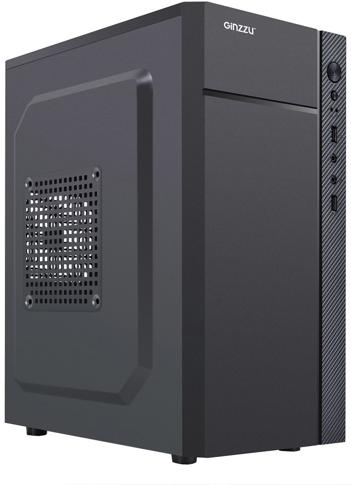  Ginzzu B220 Black mATX, Mini-ITX, Mini-Tower,  , 2xUSB 2.0, Audio