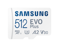   512Gb microSDXC Samsung EVO Plus Class 10 UHS-I U3 V30 A2 +  MB-MC512KA/EU