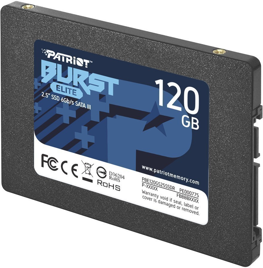 ���������� SSD Patriot SATA III 120Gb PBE120GS25SSDR Burst Elite 2.5"