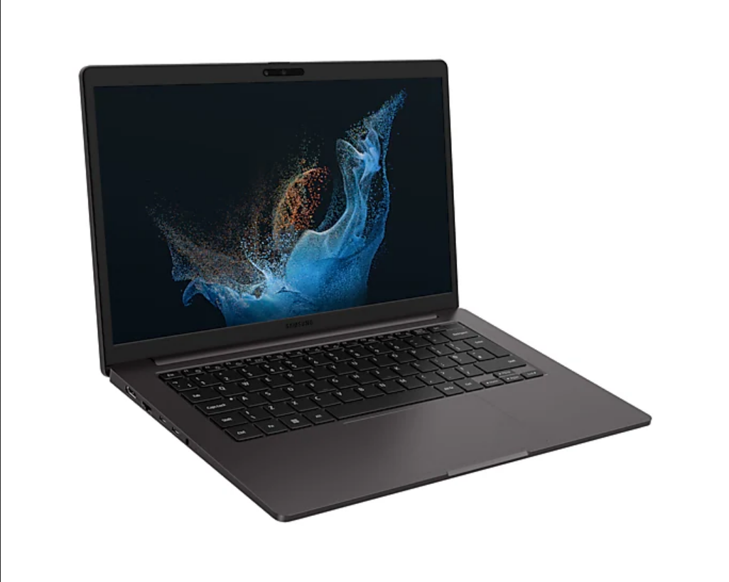 Samsung Galaxy book Flex 2 Alpha. Notebook Design. Black Notebook Design.