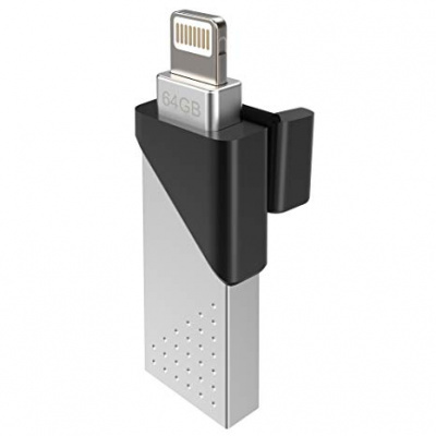 USB Flash  Silicon Power  64Gb  Jewel Z50 Silver/Black USB 3.1 (SP064GBLU3Z50V1S)