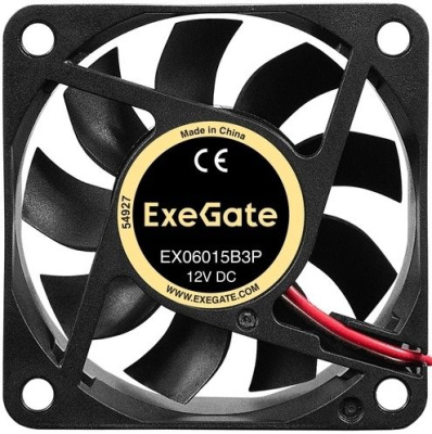 Exegate EX297031RUS ���������� 12� DC ExeGate EX06015B3P (60x60x15 ��, 2-Ball (������� ���������������), 3pin, 3500RPM, 24dBA)