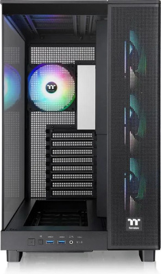 ������ Thermaltake View 380 XL TG ARGB ������ ��� �� E-ATX 2x120mm 2xUSB3.0 audio bott PSU