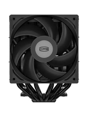 ����� PCCooler RT620 Digital BK (250W, 4-pin PWM, LED temp., 157mm, , 6x6mm, 2x120mm, 73.32CFM, 34.9dBA, 2200RPM, S: 1851/1700/1200/115X, AM5/AM4, black)