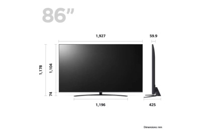  LG 86" 86UR81006LA.ARUB Ultra HD 4k SmartTV