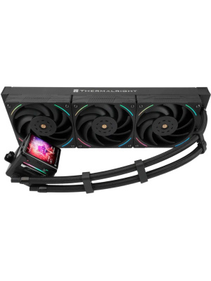 ��� Thermalright Elite Vision 360 (360mm, LED, Black, ARGB/ Fans: 3x120mm, 69CFM, 27dBA, 2150RPM/ Pump height 63mm, Rad thickness 27mm/ S: 1700, 1200, 1851, 115X, 2011, 2066, AM5, AM4)