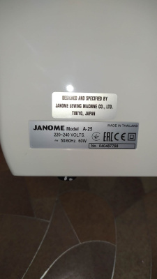 ������� ������ Janome A-25