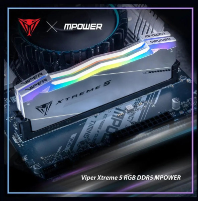 ������ DDR5 2x16GB 6400MHz Patriot PVXR532G64C32KM Viper Xtreme 5 RGB RTL 