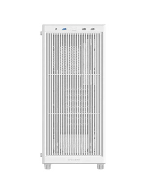 ������ Case ID-Cooling WARE 300 White mATX/ win TG/ no fan/ Type C/ CPU 160mm/ GPU 320mm/ no PSU