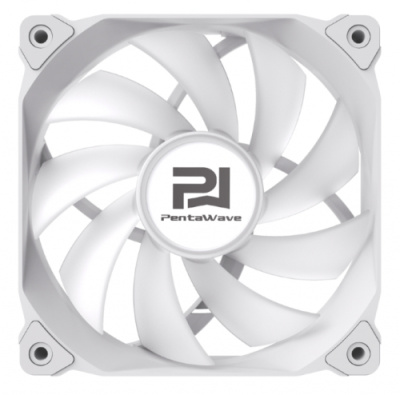 ���������� ��� ������� PentaWave PF-K12WA PWM / ARGB / 120mm 4 pin Magnetic FDB 500-1850rpm 83CFM 29.7dBA/ White