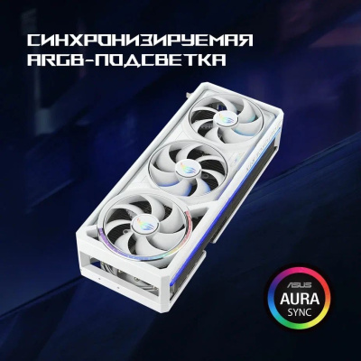 ���������� ASUS ROG Astral NVIDIA GeForce RTX 5090 White OC 32GB (ROG-ASTRAL-RTX5090-O32G-WHITE), GDDR7, OC, Ret 90YV0LWA-M0NA00