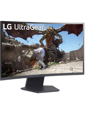 ������� LG 27GS60QC-B 27" Black (VA, ���������, 2560x1440, 180Hz, 1 ms, 178�/178�, 300 cd/m, 3000:1, +2�HDMI 2.0, +DisplayPort 1.4)