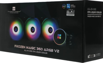 ������� ����������� ���������� Thermalright Frozen Magic 360 ARGB Black V2 (TRFM360BAV2)