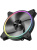 ���������� 1STPLAYER FO7R-14 Black / 140mm Reverse ARGB 3pin 5V PWM 4pin 12V 700-1800rpm 76.25cfm 36.64dBA / FO7R-14-BK / BULK