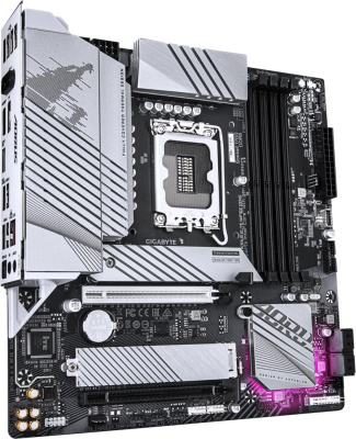 ����������� ����� GigaByte B760M Aorus Elite WIFI6E GEN5, B760, LGA 1700, mATX, Ret