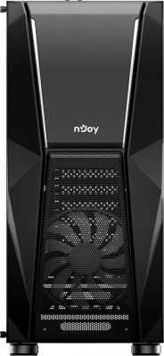  nJoy Fort Black ATX, mATX, Midi-Tower,  ,  , , USB 2.0, 2xUSB 3.0, Audio (CSMD-E000UFO-BL01B)