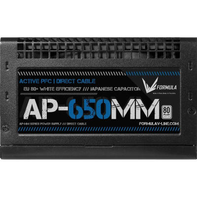 ���� ������� Formula ATX 650W AP-650�� 80 PLUS (20+4pin) APFC 120mm fan 6xSATA RTL