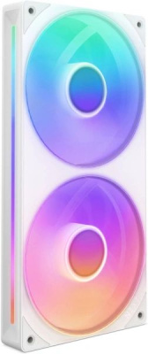 ����� ��� ������� ��/ Case Cooler NZXT F240 RGB Core (120x120x25mm, 4-pin PWM, RGB, 75.12CFM, 30dBA, 2400RPM, White, Single-Frame RGB Fan Unit)