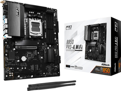 ����������� ����� ASRock B850 PRO-A WIFI, Socket AM5, AMD B850, ATX, Ret