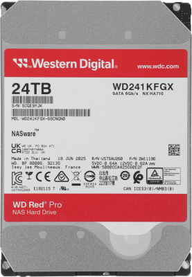 ������� ���� WD Red Pro WD241KFGX, 24��, HDD, SATA III, 3.5"